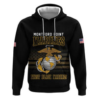 Montford Point Marines Zip Hoodie First Black Marines USMC Military - Wonder Print Shop