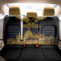 Personalized Hungary Budapest Capital Back Car Seat Cover Hungarian Turul Bird - Wonder Print Shop