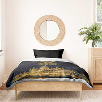 Personalized Hungary Budapest Capital Bedding Set Hungarian Turul Bird - Wonder Print Shop