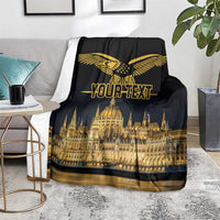 Personalized Hungary Budapest Capital Blanket Hungarian Turul Bird
