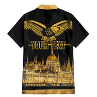 Personalized Hungary Budapest Capital Family Matching Mermaid Dress and Hawaiian Shirt Hungarian Turul Bird - Wonder Print Shop