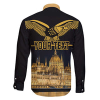 Personalized Hungary Budapest Capital Family Matching Mermaid Dress and Hawaiian Shirt Hungarian Turul Bird - Wonder Print Shop