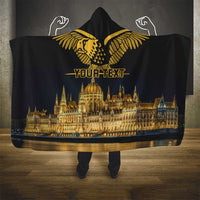 Personalized Hungary Budapest Capital Hooded Blanket Hungarian Turul Bird
