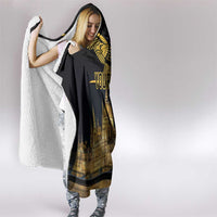 Personalized Hungary Budapest Capital Hooded Blanket Hungarian Turul Bird