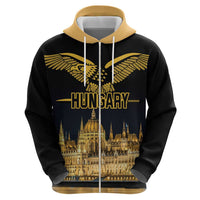 Personalized Hungary Budapest Capital Hoodie Hungarian Turul Bird - Wonder Print Shop