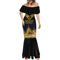 Personalized Hungary Budapest Capital Mermaid Dress Hungarian Turul Bird - Wonder Print Shop