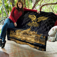 Personalized Hungary Budapest Capital Quilt Hungarian Turul Bird - Wonder Print Shop
