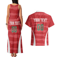 Custom Hungary Football Couples Matching Tank Maxi Dress and Hawaiian Shirt Magyarok Classic Football - Wonder Print Shop