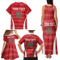 Custom Hungary Football Family Matching Tank Maxi Dress and Hawaiian Shirt Magyarok Classic Football - Wonder Print Shop
