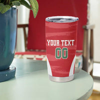 Custom Hungary Football Tumbler Cup Magyarok Classic Football - Wonder Print Shop