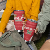 Custom Hungary Football Tumbler Cup Magyarok Classic Football - Wonder Print Shop