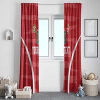 Custom Hungary Football Window Curtain Magyarok Classic Football - Wonder Print Shop
