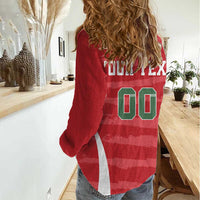 Custom Hungary Football Women Casual Shirt Magyarok Classic Football - Wonder Print Shop