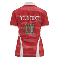 Custom Hungary Football Women Polo Shirt Magyarok Classic Football - Wonder Print Shop