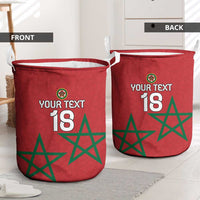 Custom Morocco Heritage Football Laundry Basket Road To Champion