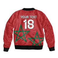 Custom Morocco Heritage Football Bomber Jacket Road To Champion