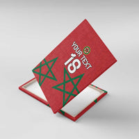 Custom Morocco Heritage Football Canvas Wall Art Road To Champion