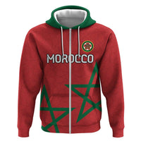 Custom Morocco Heritage Football Hoodie Road To Champion