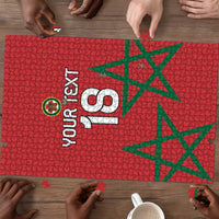 Custom Morocco Heritage Football Puzzle Road To Champion