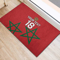Custom Morocco Heritage Football Rubber Doormat Road To Champion