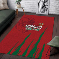 Morocco Football Area Rug Atlas Lions Road To Champion