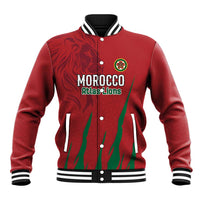 Custom Morocco Football Baseball Jacket Atlas Lions Road To Champion