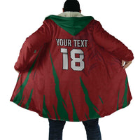 Custom Morocco Football Cloak Atlas Lions Road To Champion