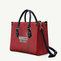 Morocco Football Leather Bag Atlas Lions Road To Champion