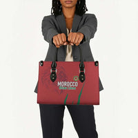Morocco Football Leather Bag Atlas Lions Road To Champion
