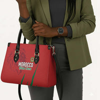 Morocco Football Leather Bag Atlas Lions Road To Champion