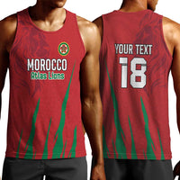 Custom Morocco Football Men Tank Top Atlas Lions Road To Champion