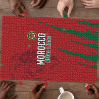 Morocco Football Puzzle Atlas Lions Road To Champion
