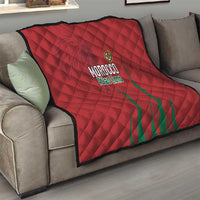 Morocco Football Quilt Atlas Lions Road To Champion