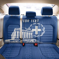 Personalized Greece Athena Goddess Back Car Seat Cover Parthenon Greek Key Patterns