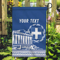Personalized Greece Athena Goddess Garden Flag Parthenon Greek Key Patterns