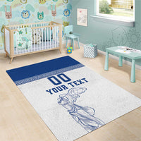 Custom Greece Football Area Rug Go Champions Ethniki LT18
