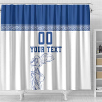 Custom Greece Football Shower Curtain Go Champions Ethniki LT18