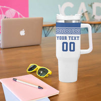 Custom Greece Football Tumbler With Handle Go Champions Ethniki LT18