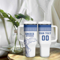 Custom Greece Football Tumbler With Handle Go Champions Ethniki LT18