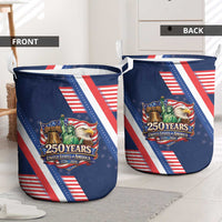 America 250th Anniversary Laundry Basket USA 1776-2026 Patriotic Eagle