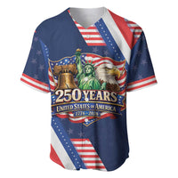 America 250th Anniversary Baseball Jersey USA 1776-2026 Patriotic Eagle
