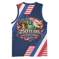 America 250th Anniversary Basketball Jersey USA 1776-2026 Patriotic Eagle