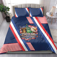 America 250th Anniversary Bedding Set USA 1776-2026 Patriotic Eagle