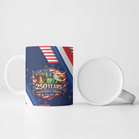America 250th Anniversary Ceramic Mug USA 1776-2026 Patriotic Eagle
