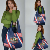 America 250th Anniversary Grocery Bag USA 1776-2026 Patriotic Eagle