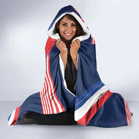 America 250th Anniversary Hooded Blanket USA 1776-2026 Patriotic Eagle
