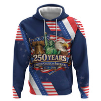 America 250th Anniversary Hoodie USA 1776-2026 Patriotic Eagle