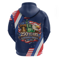 America 250th Anniversary Hoodie USA 1776-2026 Patriotic Eagle