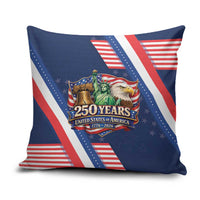 America 250th Anniversary Pillow Cover USA 1776-2026 Patriotic Eagle
