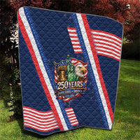 America 250th Anniversary Quilt USA 1776-2026 Patriotic Eagle